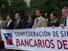 Protesta frente al Palacio Moneda