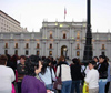 Protesta frente al Palacio Moneda