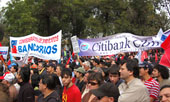 Marcha 1 de mayo de la Confederacin de Sindicatos Bancarios de Chile