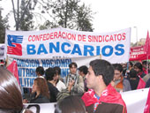 Marcha 1 de mayo de la Confederacin de Sindicatos Bancarios de Chile