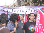 Marcha 1 de mayo de la Confederacin de Sindicatos Bancarios de Chile