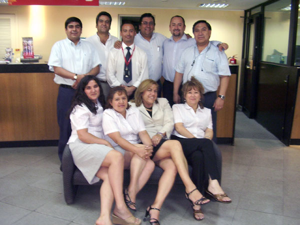 SNT junto a colegas de Of Puente Alto Enero 2008