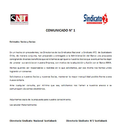 comunicado